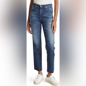 AG Isabelle High Waist Straight Crop Jeans - NWT